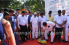Foundation stone for construction of Urva market by Ramnath Rai